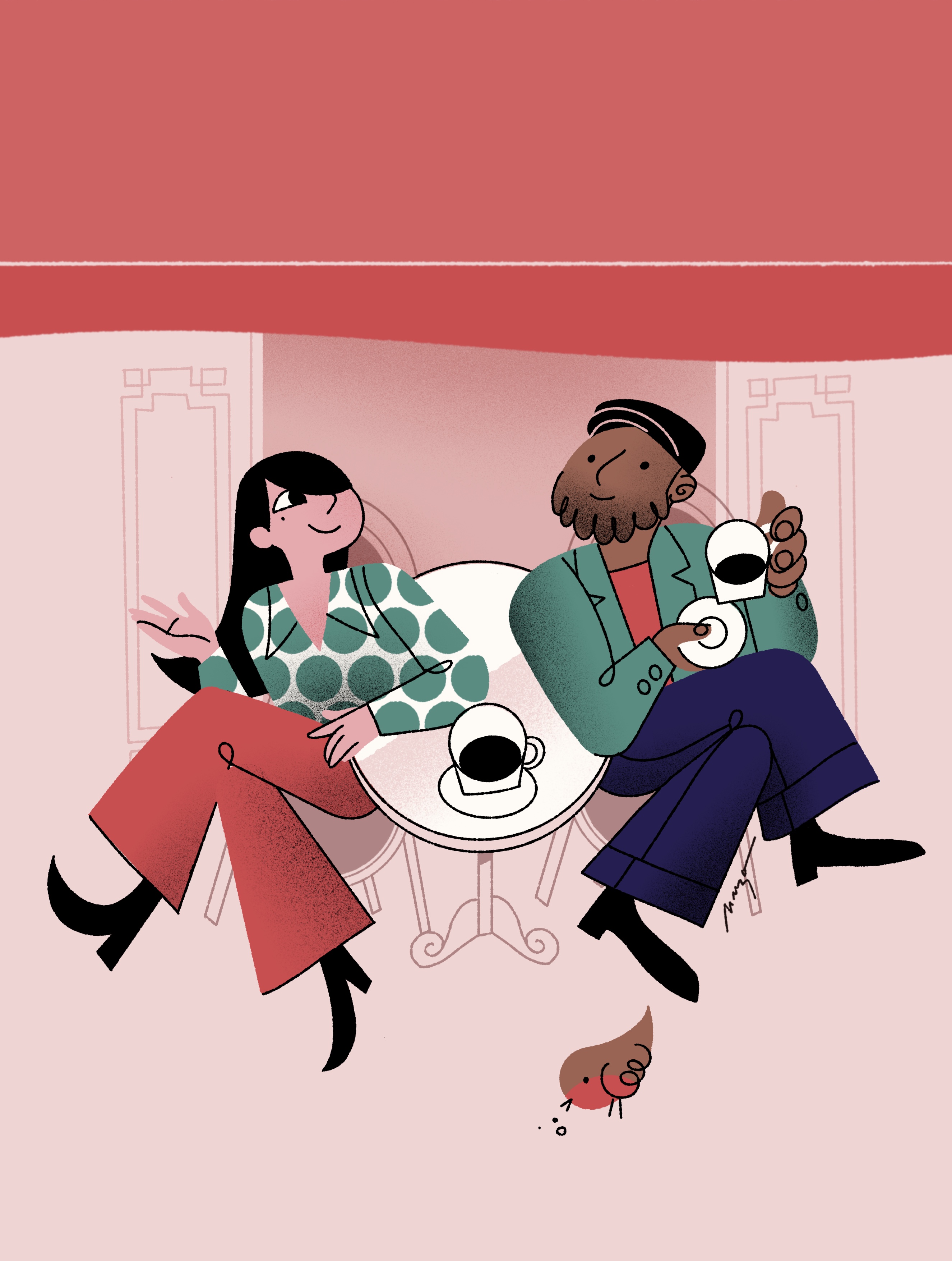At the Café