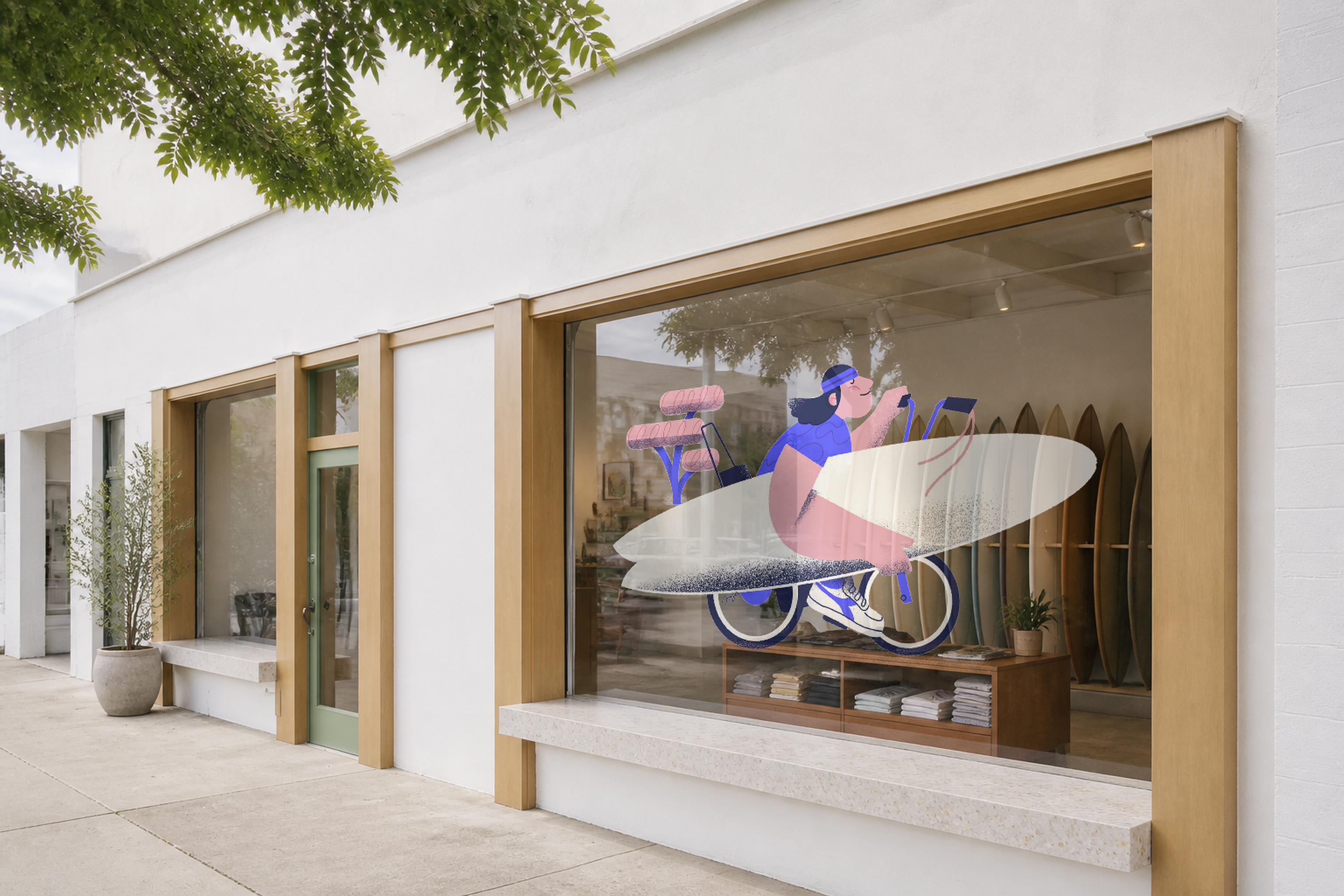 Surf Shop window